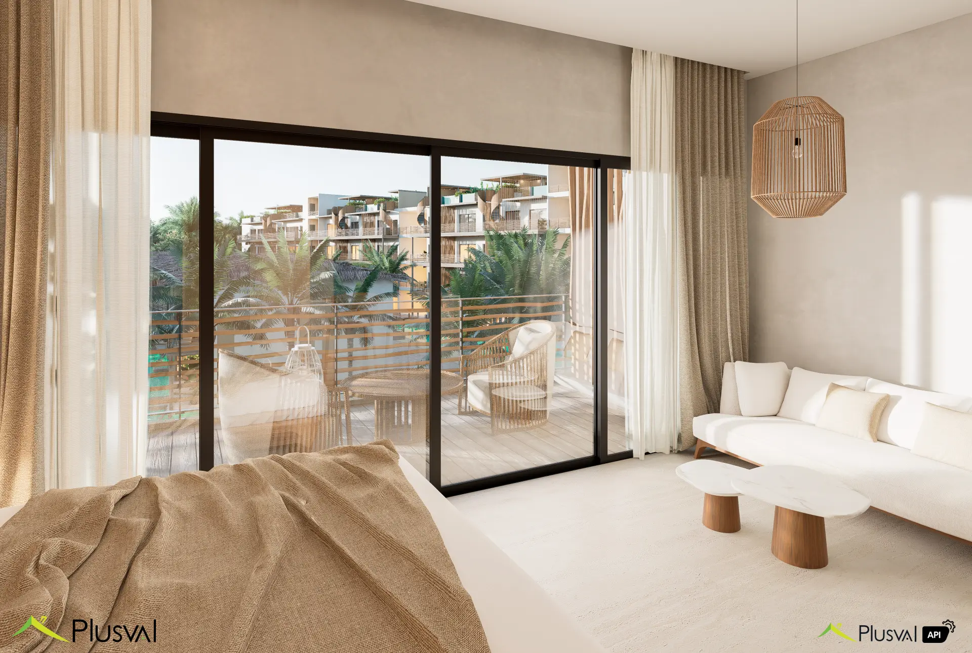 Proyecto de apartamentos tipo estudio de 1, 2 y 3 habitaciones con playa privada a minutos del mar en venta 449351