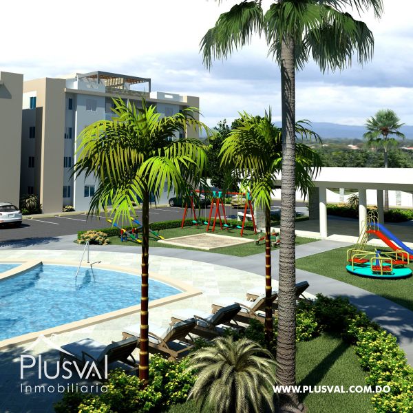 Cómodo apartamento de 3 habitaciones, en  Boca Chica 414594