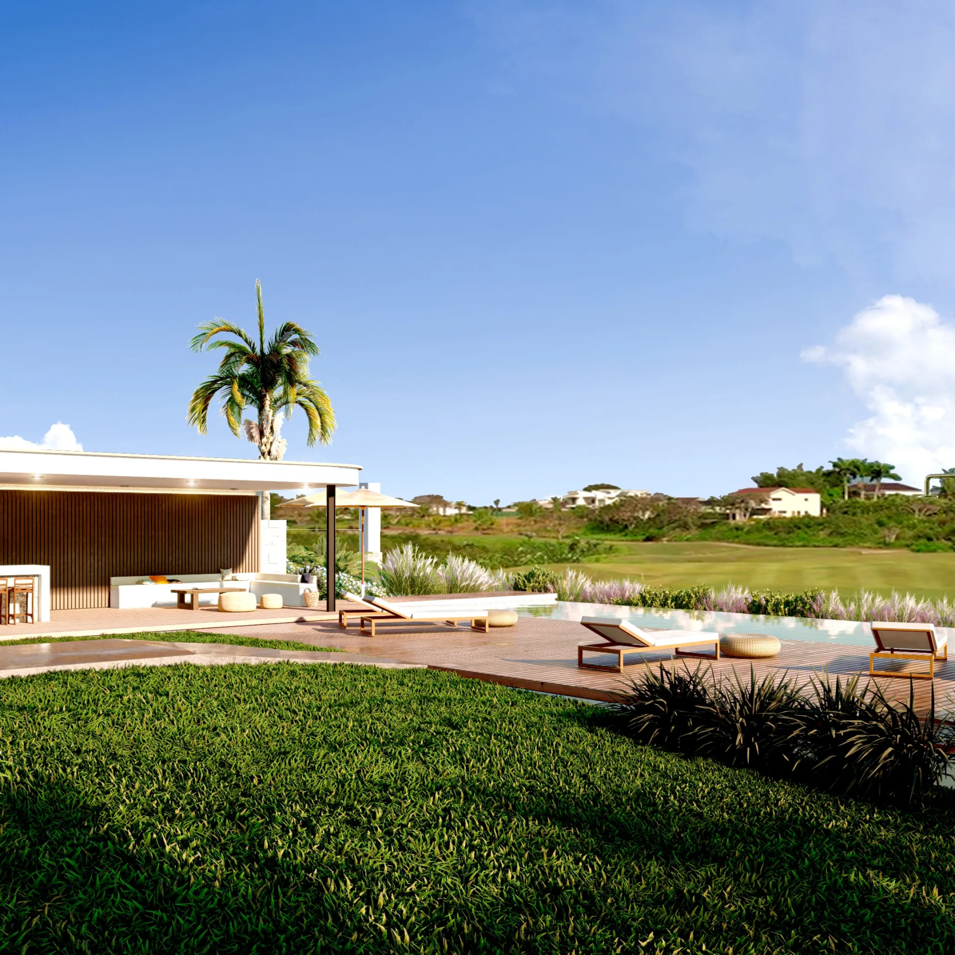 Apartamentos de 1 y 2 habitaciones con vista al campo de golf en La Romana 443593