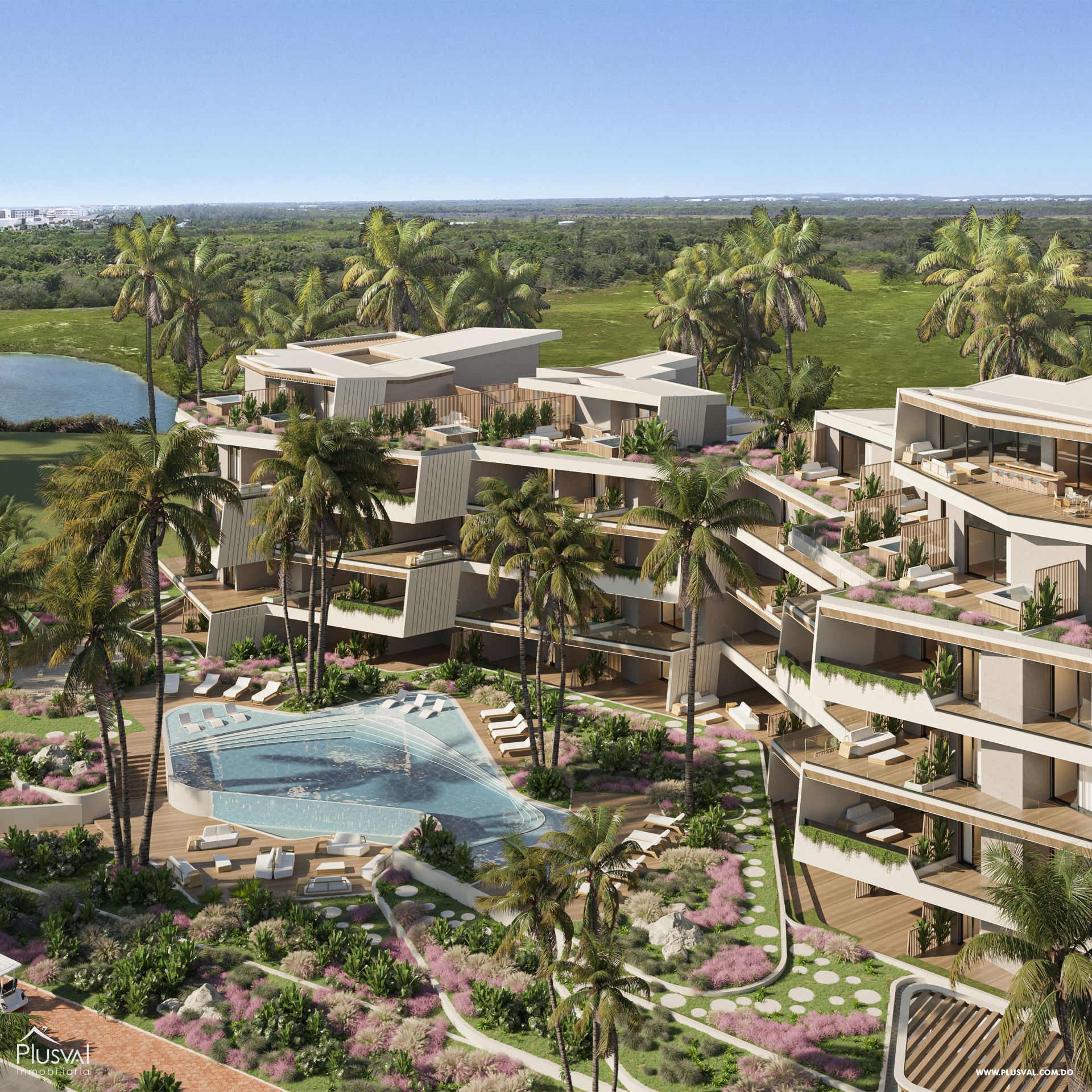 Proyecto de apartamentos de lujo en venta frente al campo de golf Las Iguanas 412295