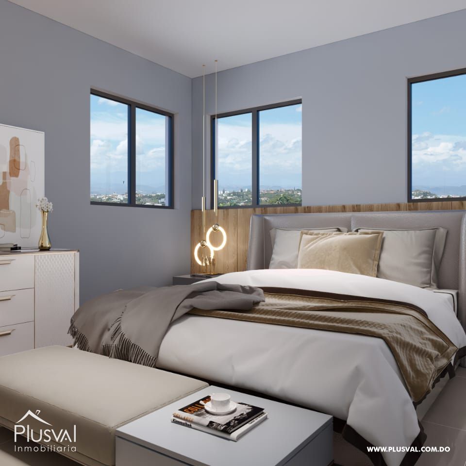 Apartamento con patio en nuevo proyecto residencial de Santiago. 258426