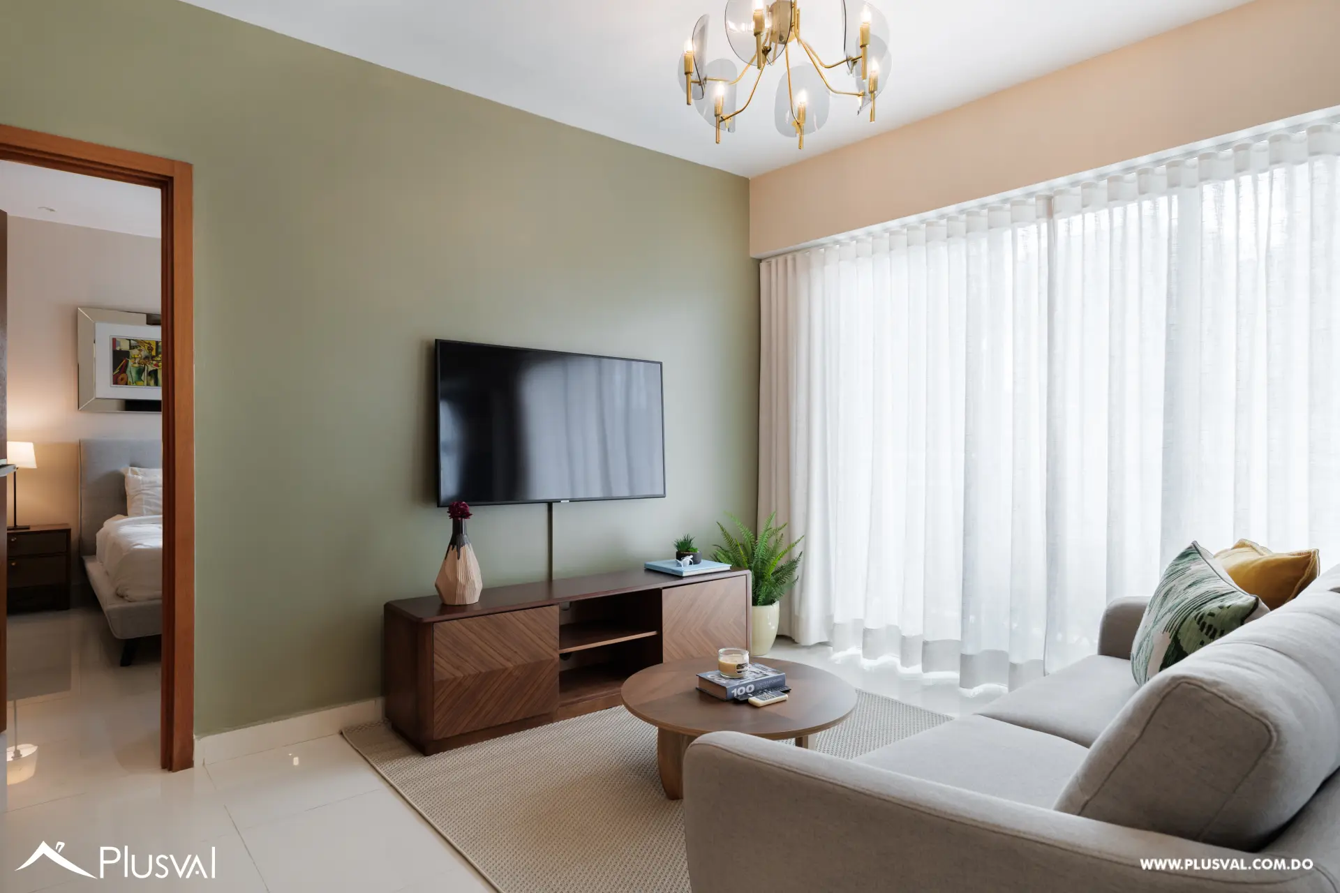 Apartamento de 1 habitación amueblado full en Piantini 517405