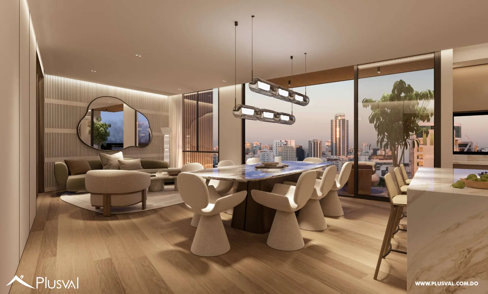 Apartamento en venta en Naco, una de las zonas más cotizadas y céntricas. Esta elegante propiedad cuenta con 2 amplias habitaciones, 3.5 baños y 3 parqueos individuales, ofreciendo el espacio y la com 512123