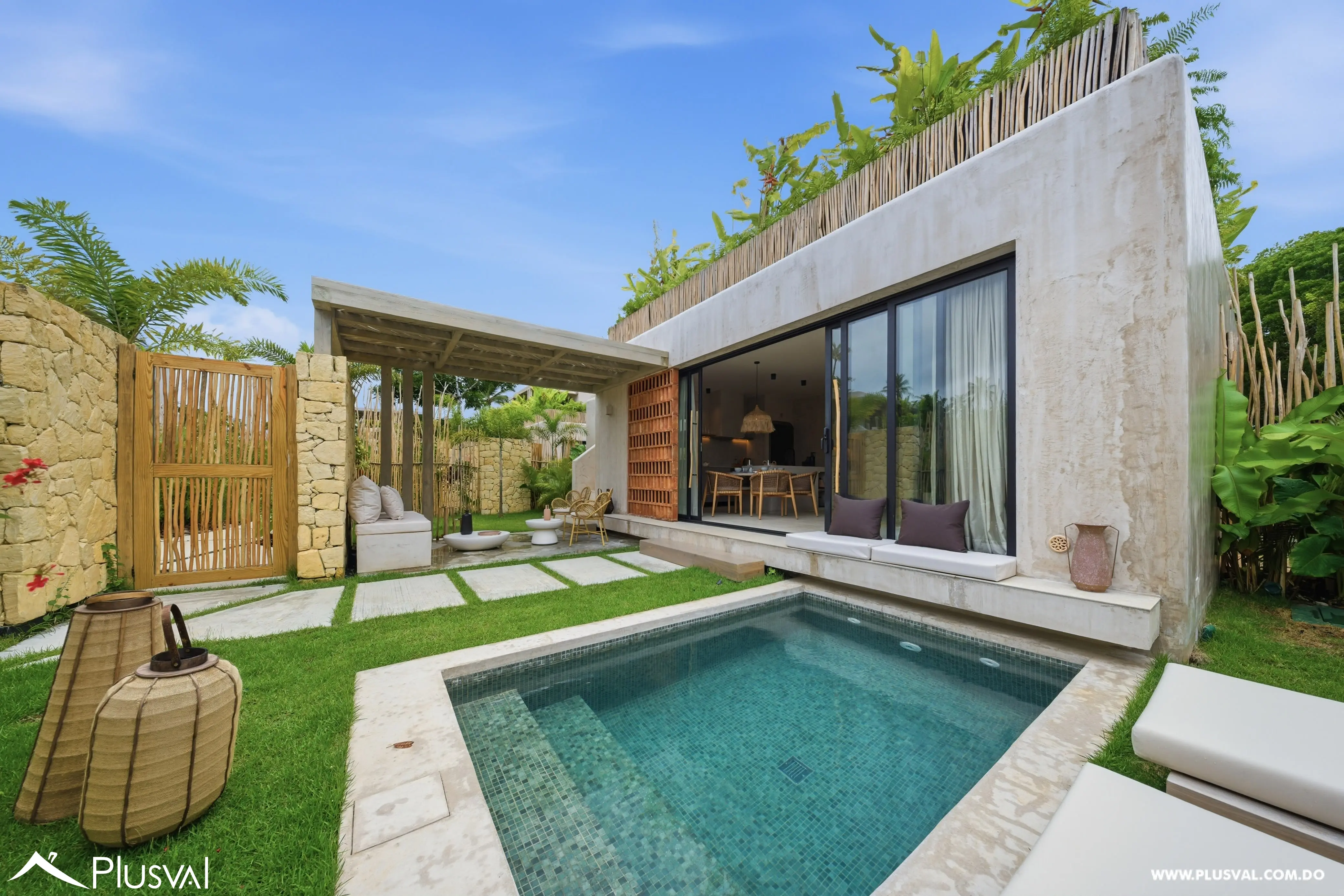 Casa a pasos del mar de 2 habitaciones con piscina privada en Terrenas 533907