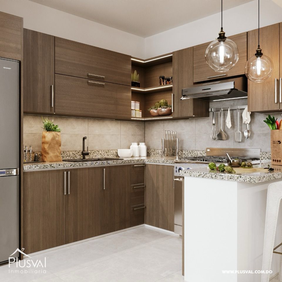 Apartamentos en planos, con excelente distribución ubicado en zona tranquila de Santiago. 349422