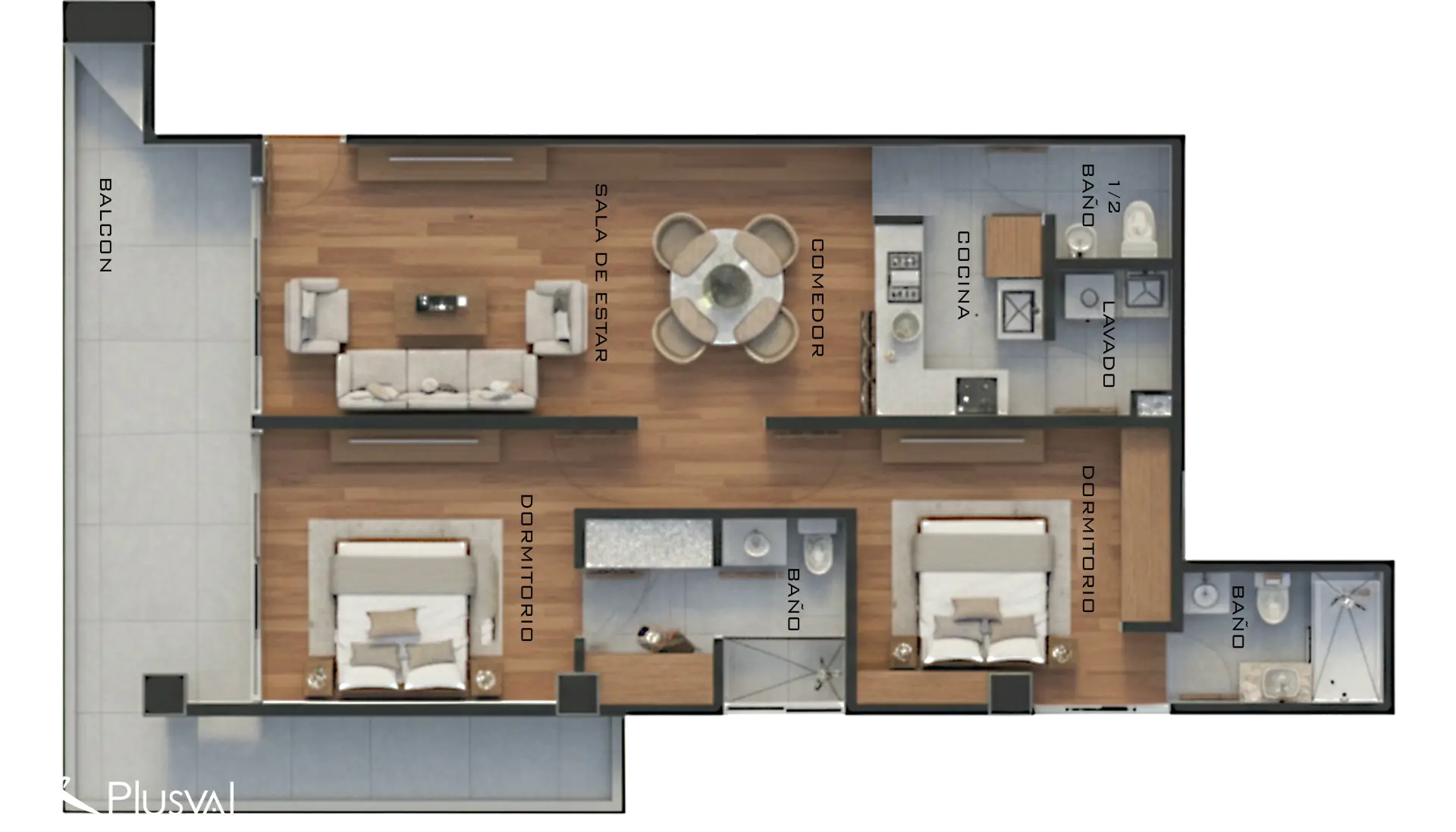 Proyecto de apartamentos en venta en Buena Vista Norte, La Romana 505536