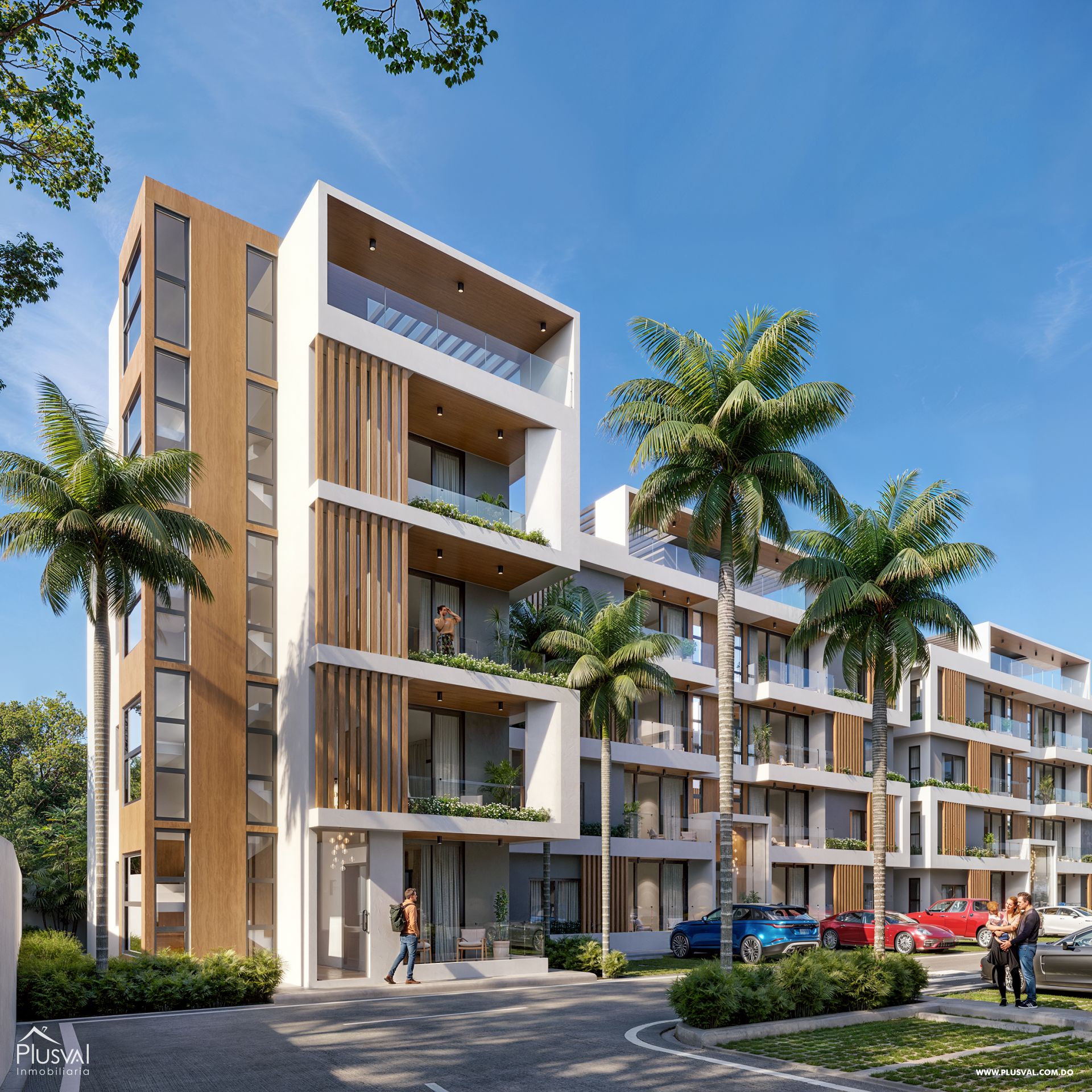 Proyecto de Apartamentos cerrado con área infantil, piscina y gimnasio 401236