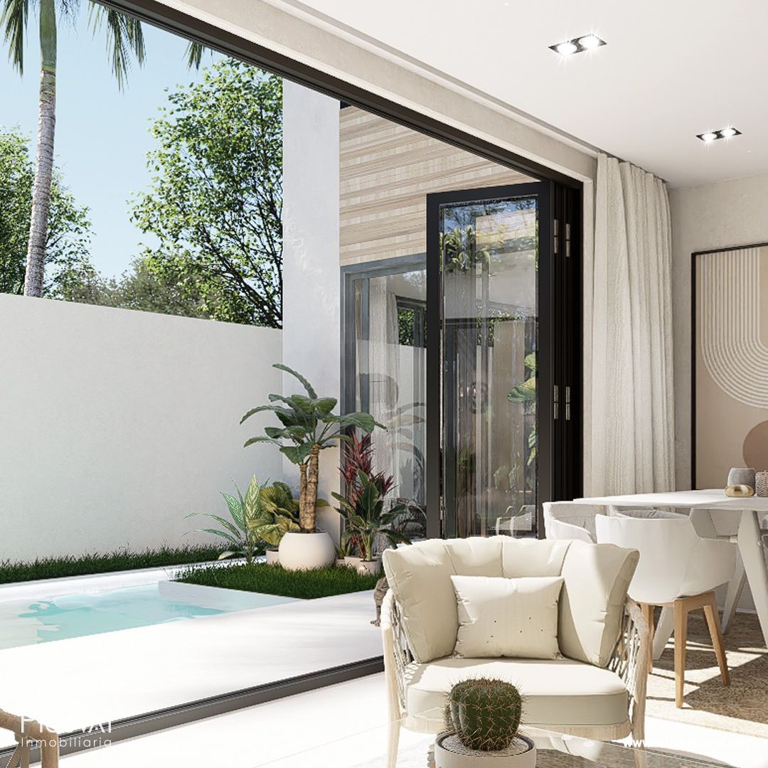 4 villas de 2 niveles en Punta Cana con piscina. 460179