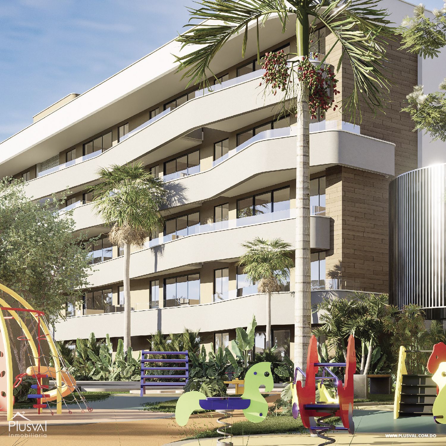 Apartamentos en Venta en Bávaro con vista a Campo de Golf 365775