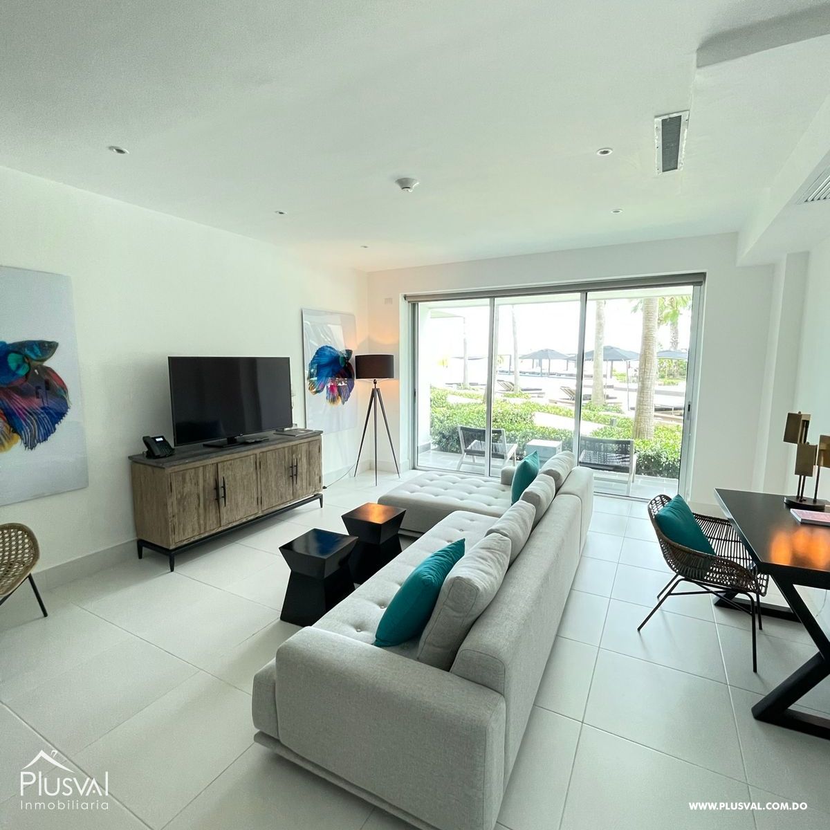 Exclusivos Apartamento de 2 Habitaciones en Proyecto Cerrado Frente al Mar. 342339