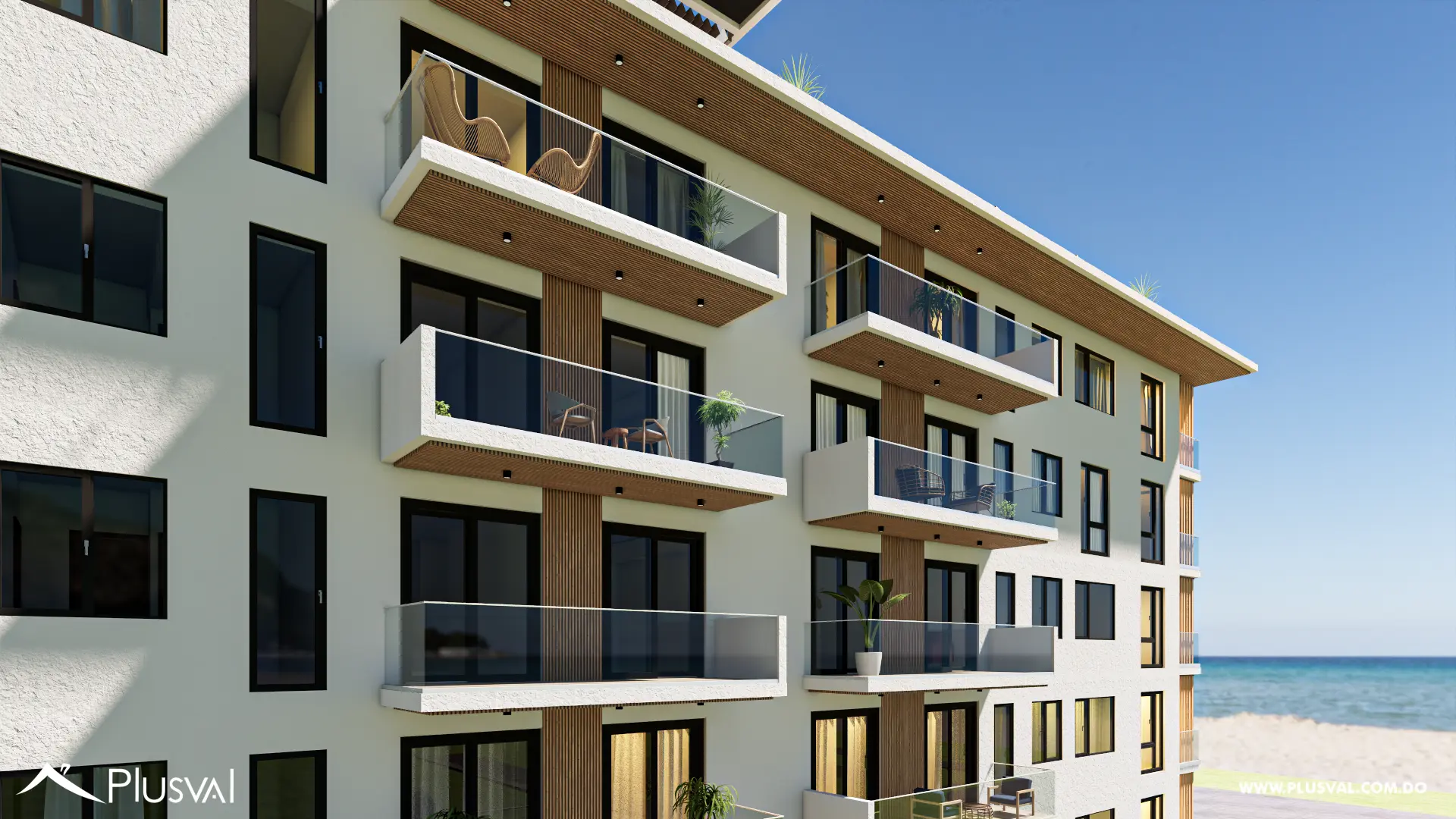 Penthouse de 2 habitaciones junto al Mar en La Caleta La Romana 521485