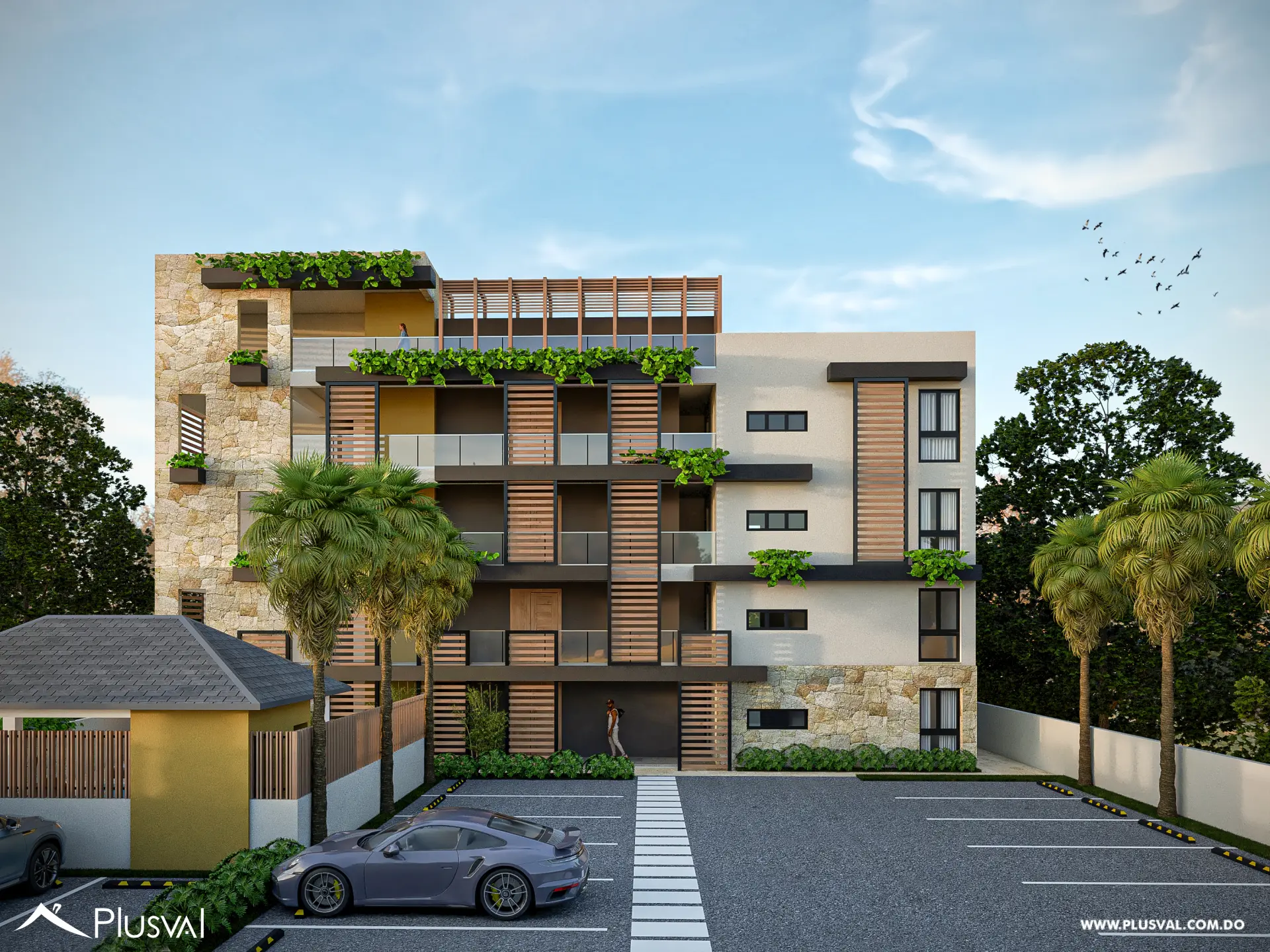 Residencial turístico en Sosúa con piscina y seguridad 24/7 535200