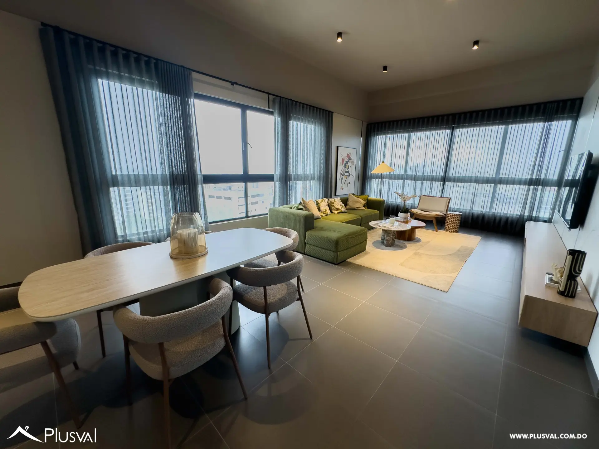 Apartamento en alquiler de 1 hab en Naco con linea blanca. 492642