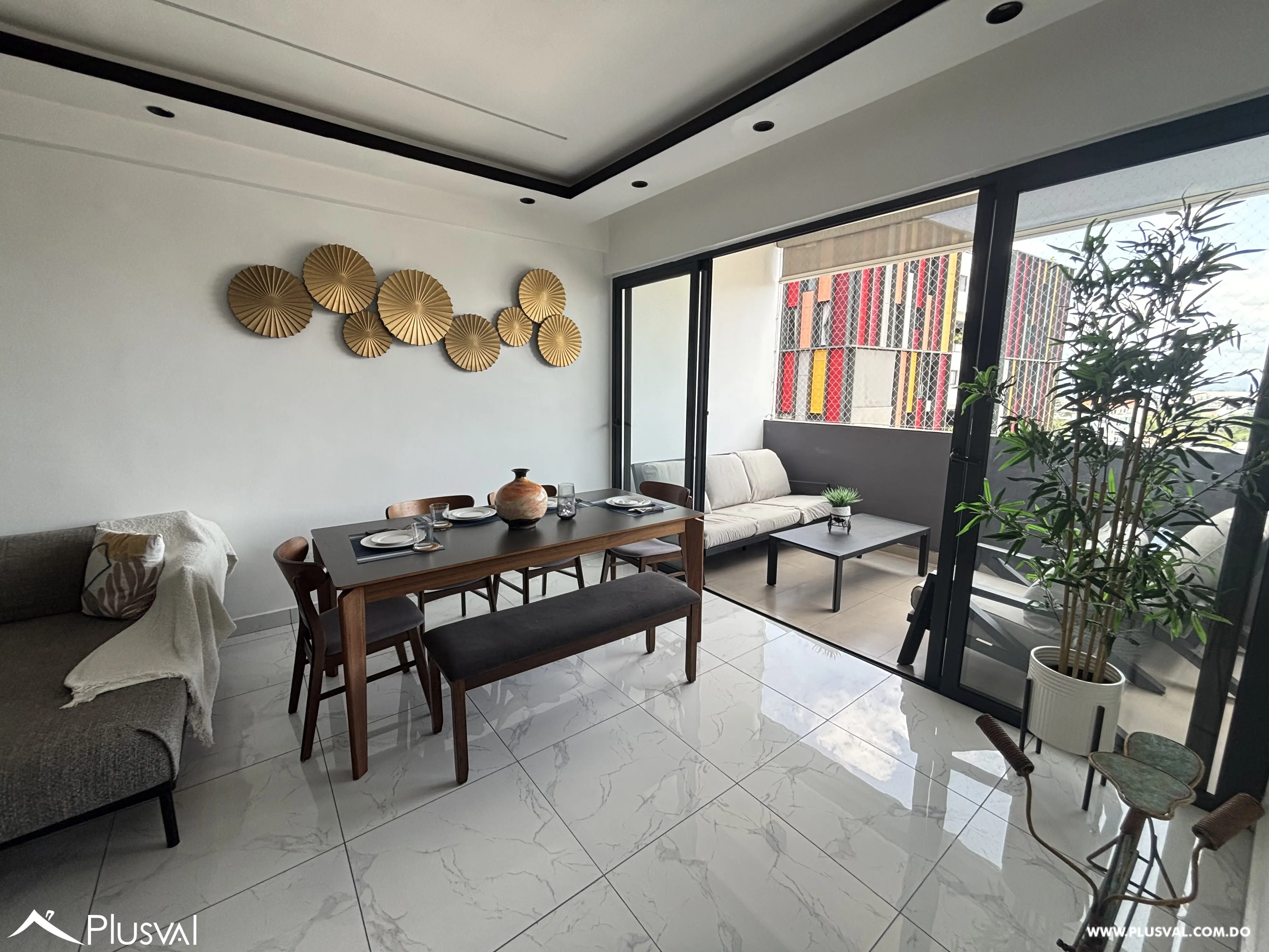 Apartamento en venta amueblado en Evaristo Morales 518454