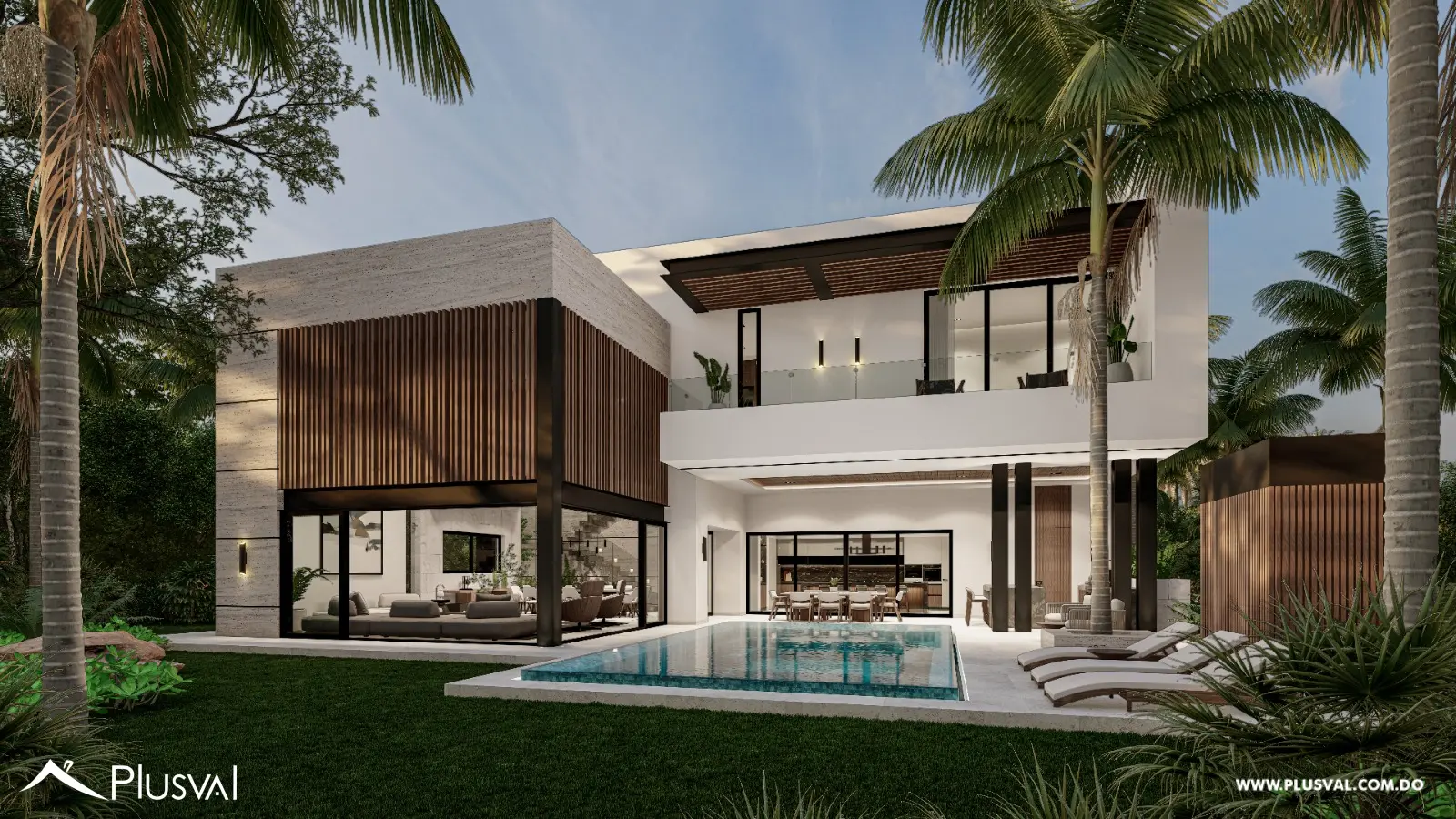 Elegantes villas de 2 niveles con 4 habitaciones en Cap Cana, dentro de un entorno privado y exclusivo 461942