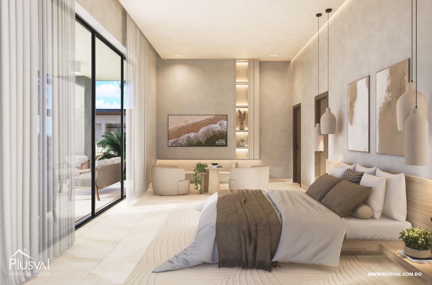 Villa con vista al campo de Golf en Cap Cana 460387