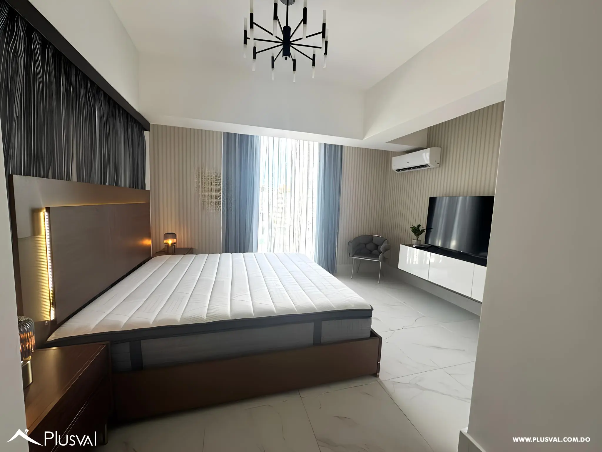 Alquiler apartamento amueblado 2 habitaciones en Ens. Piantini 491529