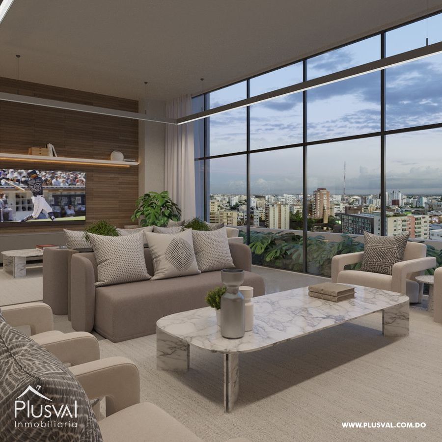 Moderno proyecto de apartamentos de 1 y 2 hab. en venta, Naco 183219