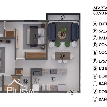 Apartamento en venta, Evaristo Morales 398529