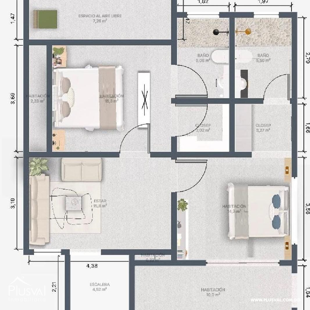 Casa en venta en Bavaro con terraza 378824