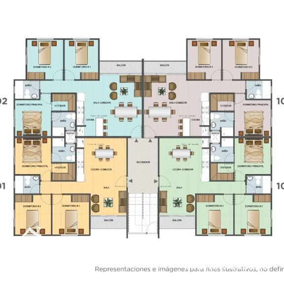 Venta de Apartamentos de 3 Hab, con estupendas áreas verdes 421931