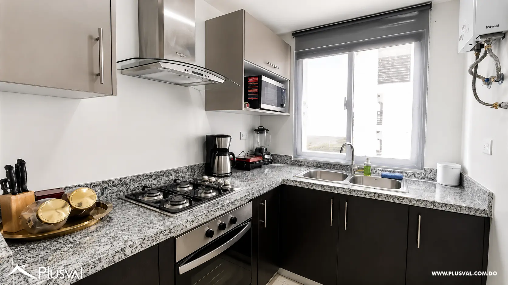 Alquiler de apartamento de 1 habitación completamente amueblado en Piantini 516258