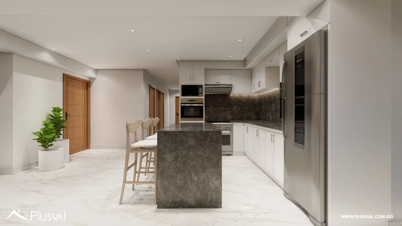 Apartamentos de 3 habitaciones en Caleta, La Romana. 471710