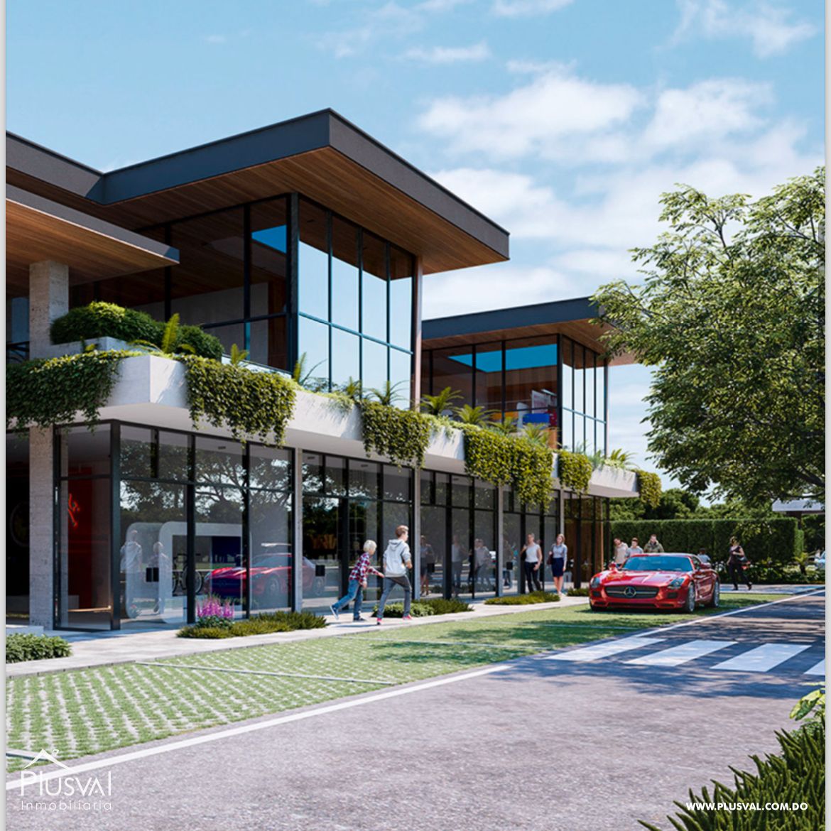 Venta de Oficinas en Downtown Punta Cana de doble altura y terraza 409976