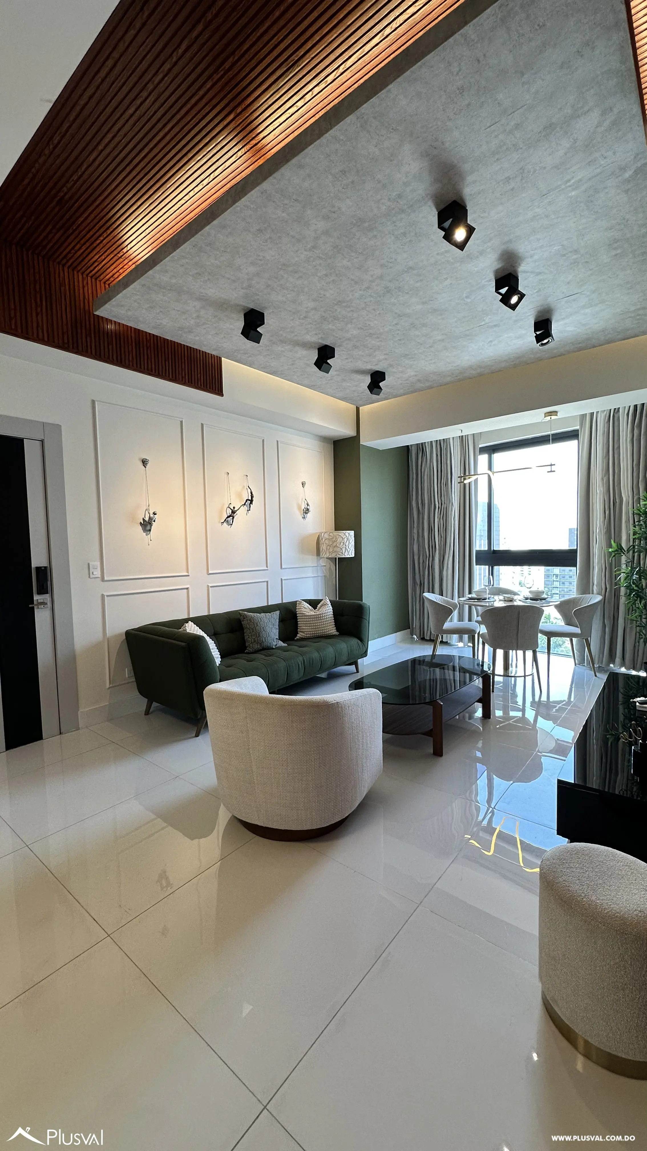 Apartamento en Renta Amueblado de 2 Habitaciones en Paraíso, Santo Domingo | Torre con Piscina, Gym y 2 Parqueos 513968