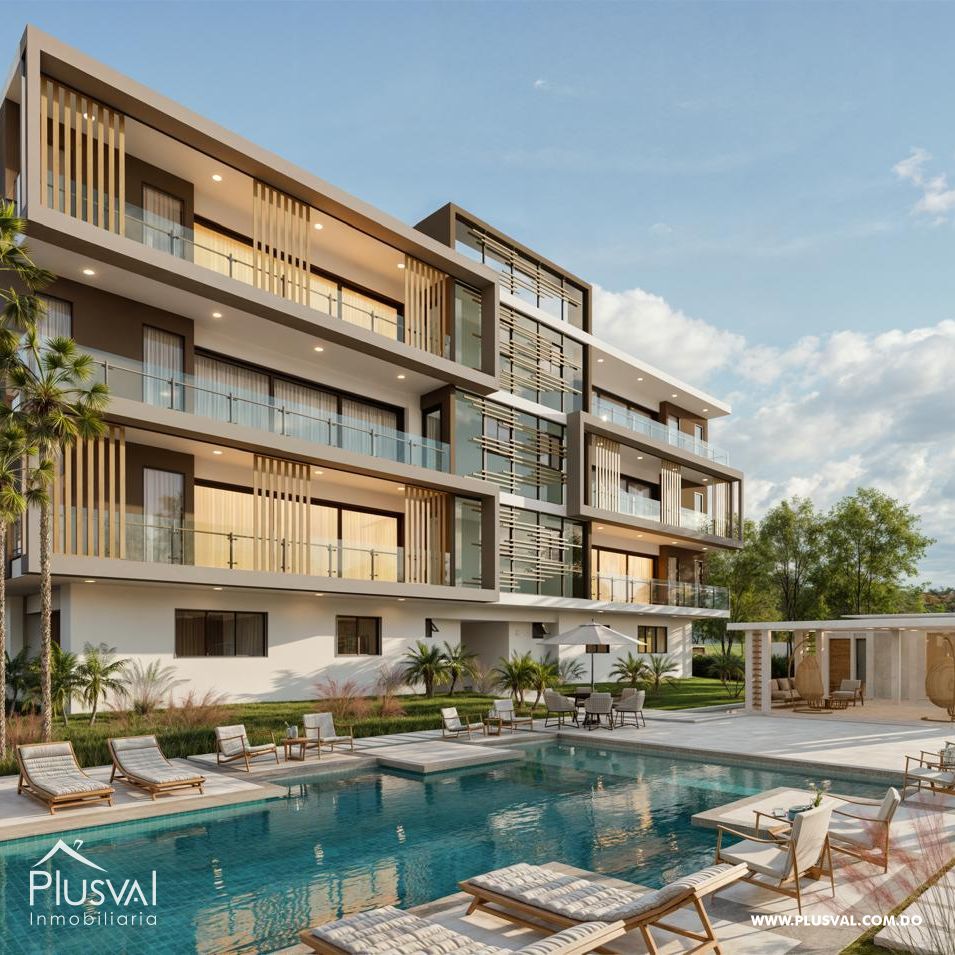 Apartamentos en venta de 2 y 3 habitaciones en Punta Cana Village 432070