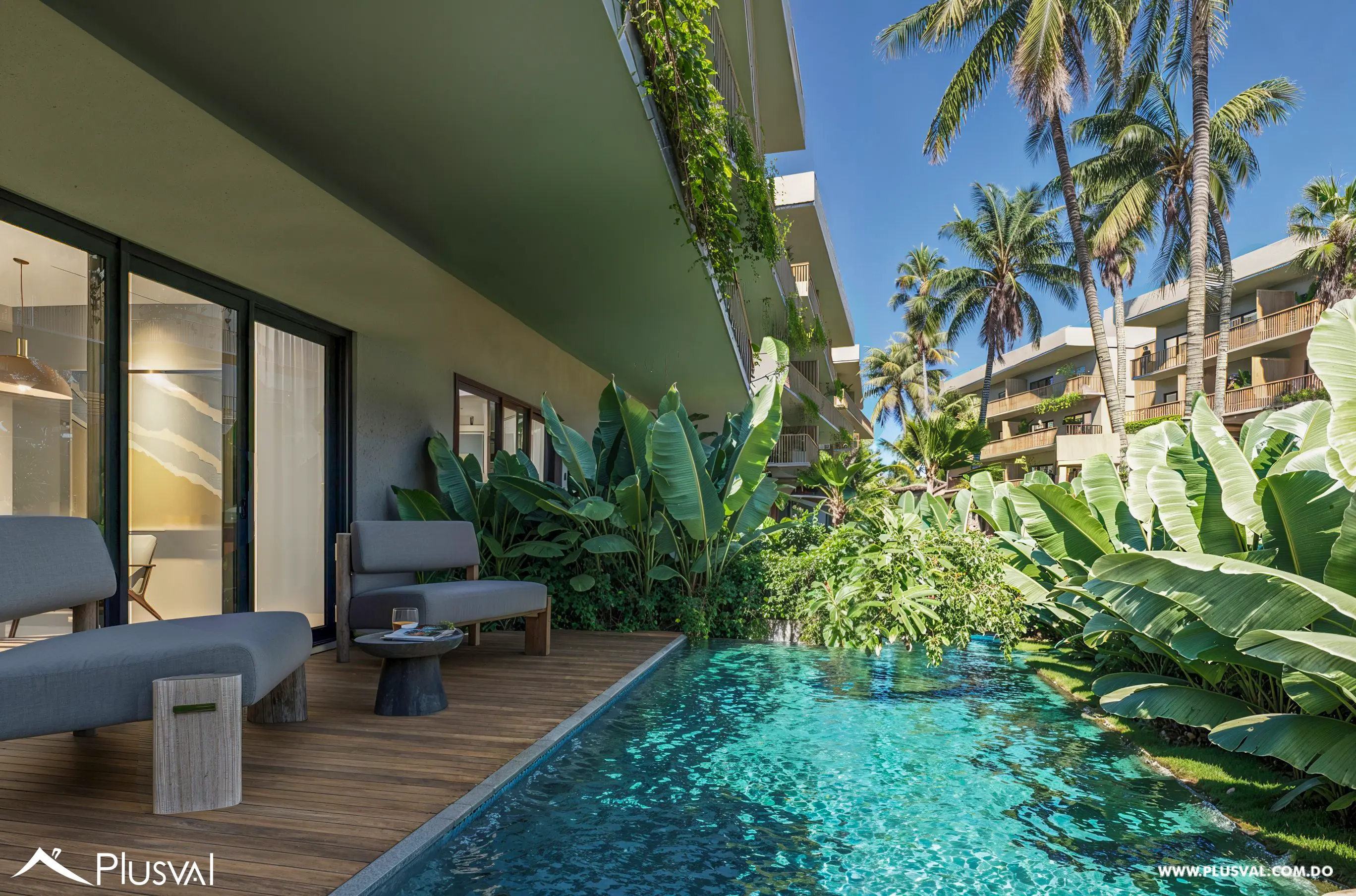 Apartamento de 1 habitacion en Eco Condo Hotel KAYA at Downtown 505771