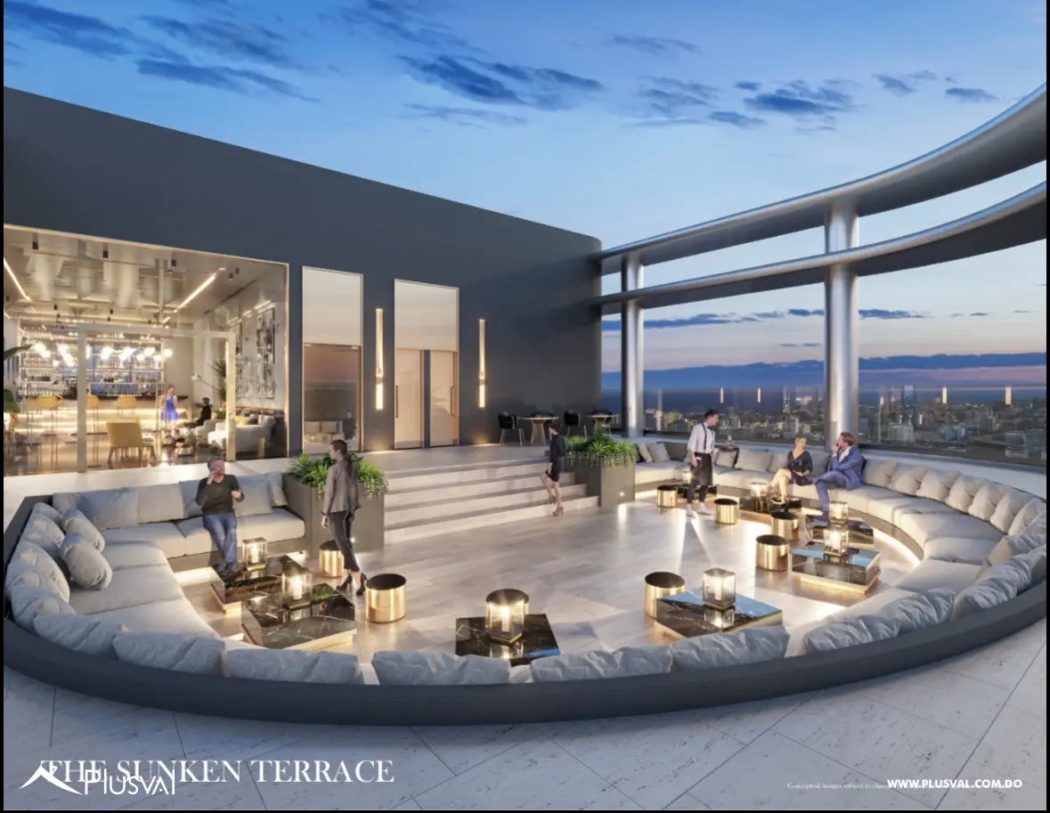 Venta de apartamento de 1 habitación en torre de lujo de Naco 516263