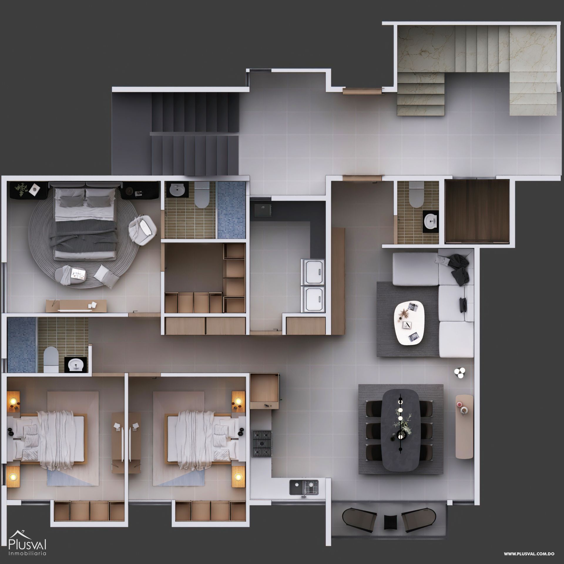 Nueva propuesta de apartamentos de 3 Habitaciones en Gurabo, Santiago 319737
