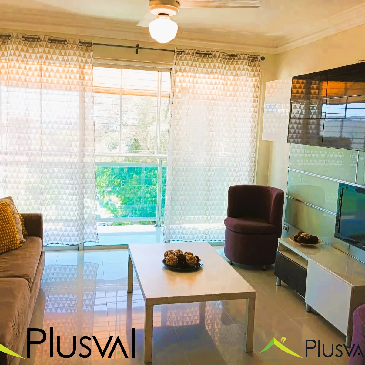 Apartamento amueblado de 2 hab. en alquiler en Gazcue 439629