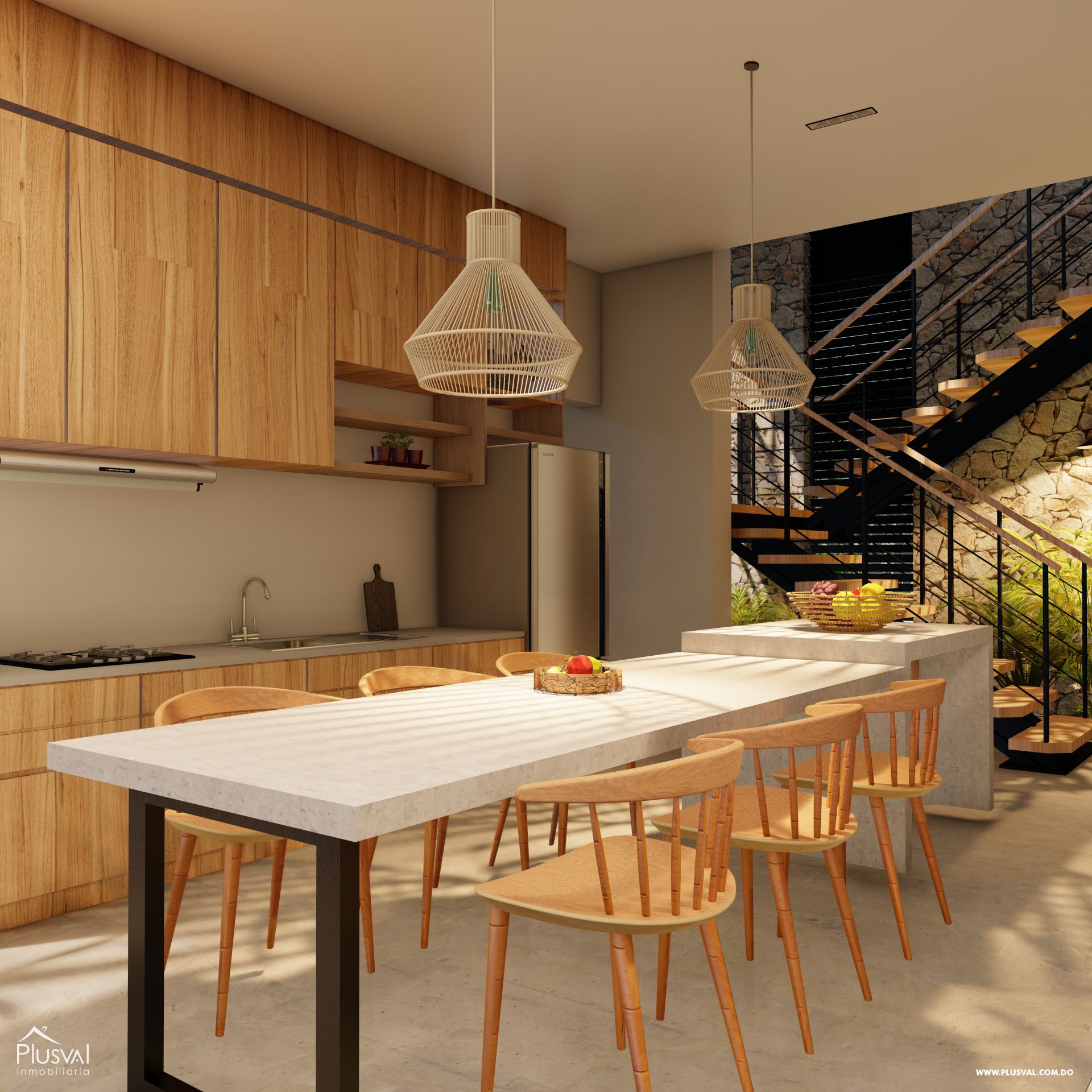 Villas en Bávaro, amplios metrajes de solar, una distribución integradas con la naturaleza. 348694