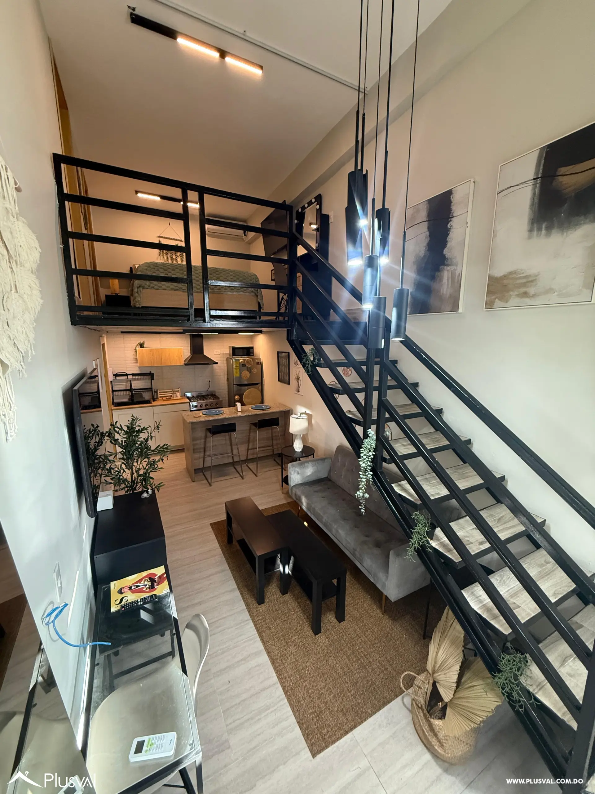 Moderno apartamento Segundo Nivel + Mezzanine (Tipo Loft) en alquiler en Ciudad Las Canas, Cap Cana. 457365