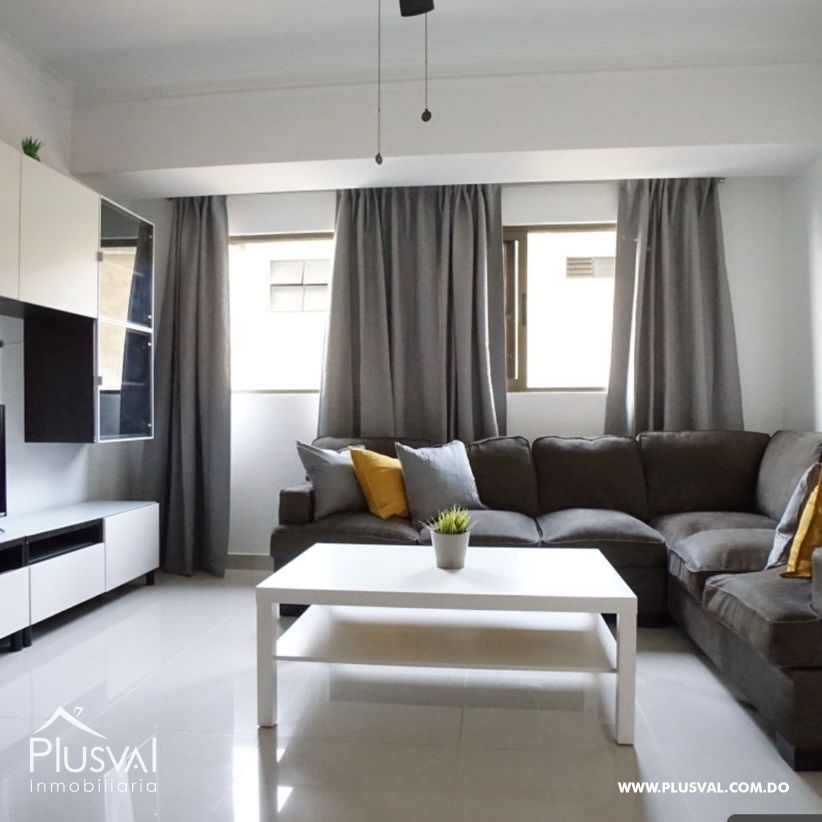 Apartamento amueblado de 1 habitación en Piantini, alquiler 194969
