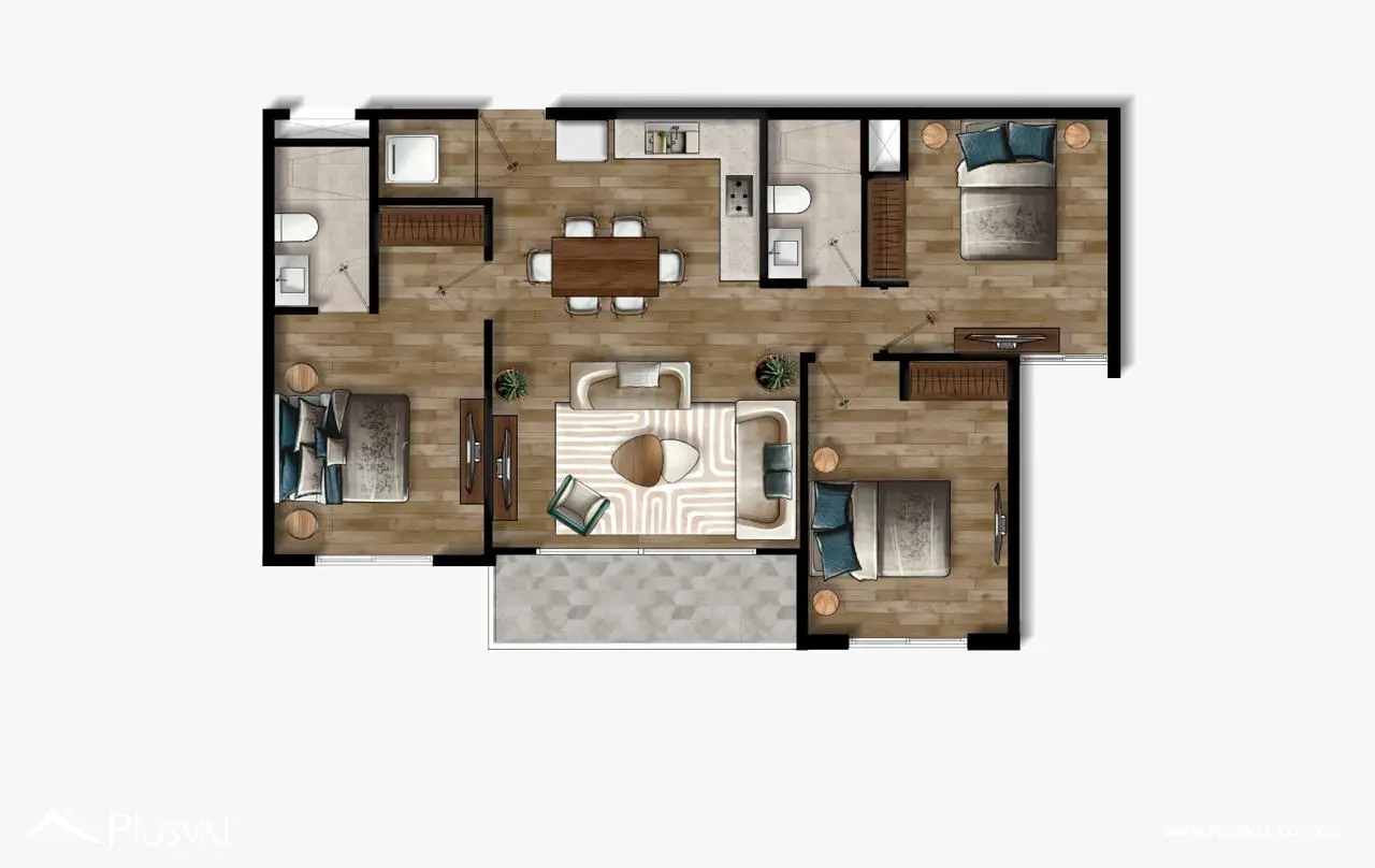 Apartamento en Venta,  Punta cana 473278