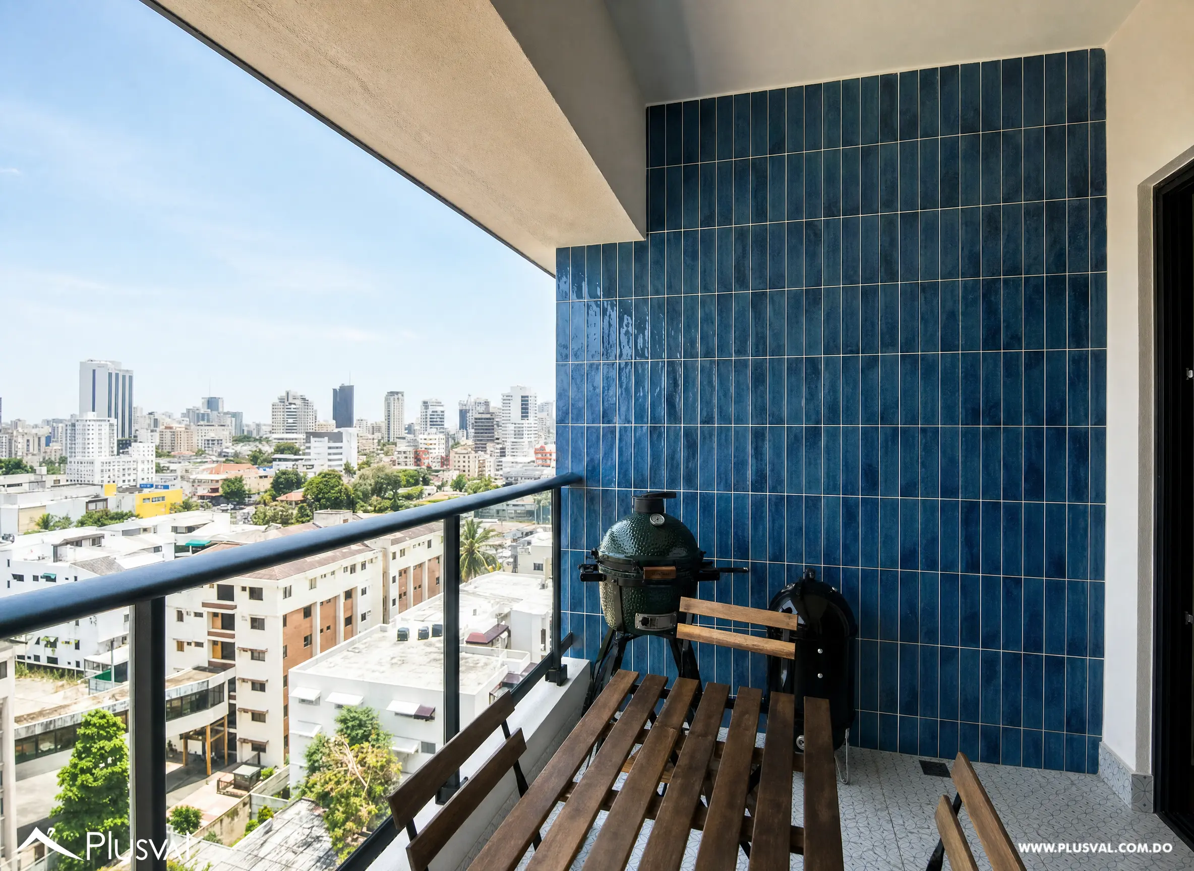 Naco | Piso Alto con Vistas | 2 Hab + 2.5 Baños 513203