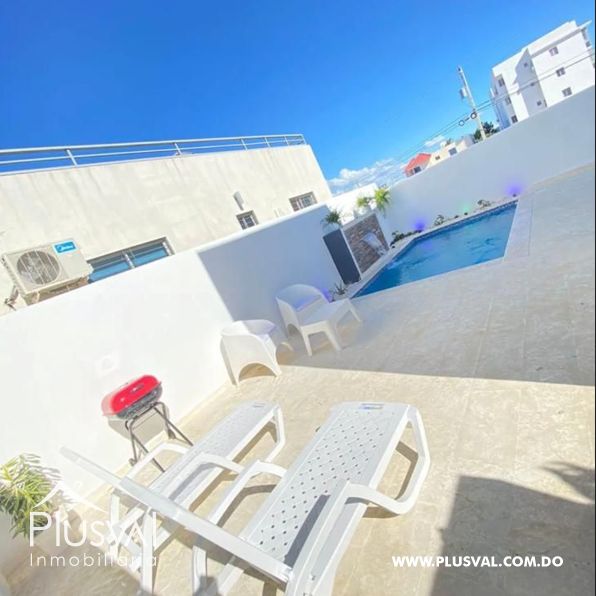 En alquiler casa amueblada en urbanización cerrada 378019