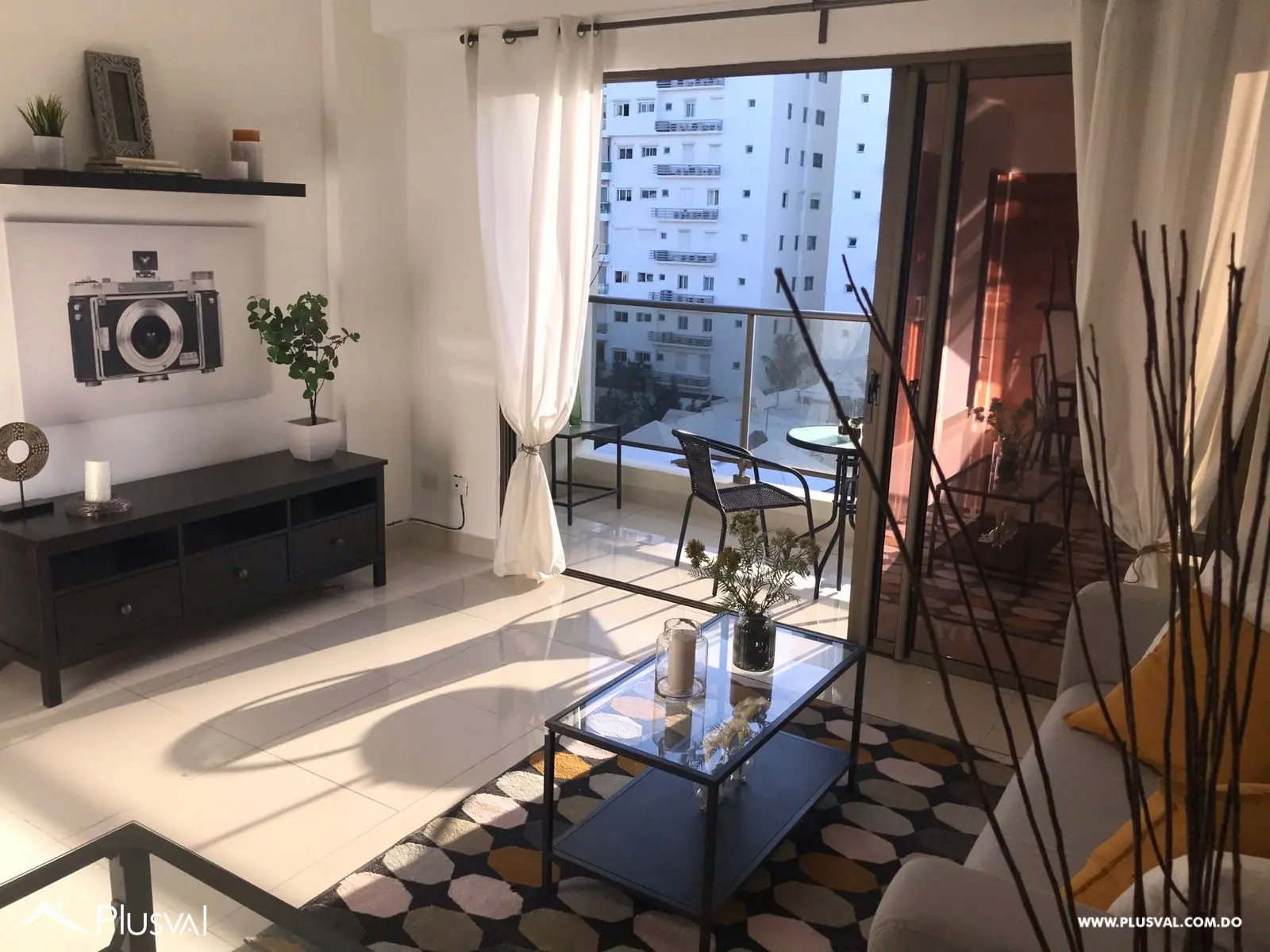 Apartamento amueblado en Alquiler, de 1 habitación en Piantini. 489378