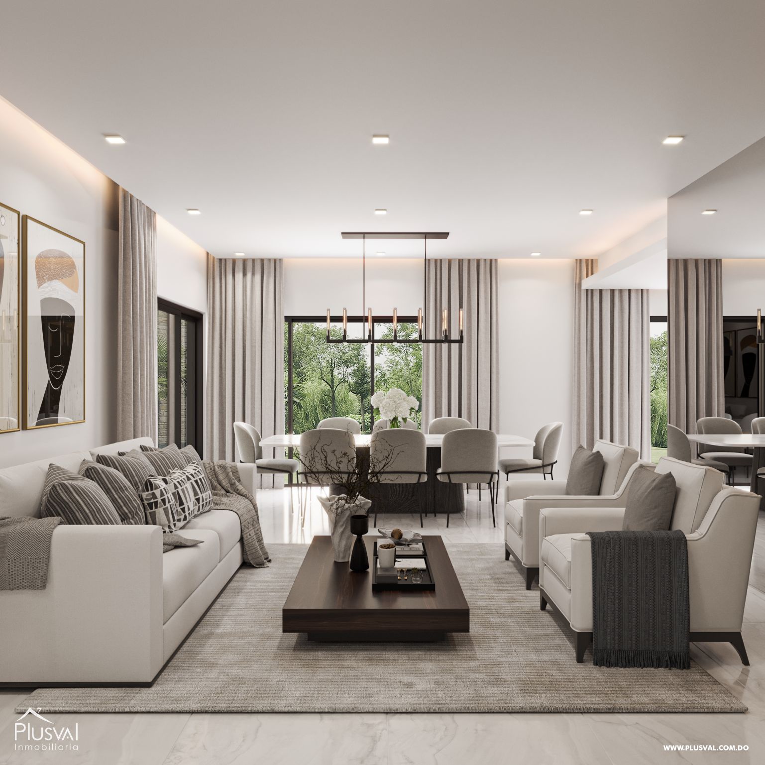 Villas en venta de Lujo en Juan Dolio, con una impresionante vista al campo del golf. 295755