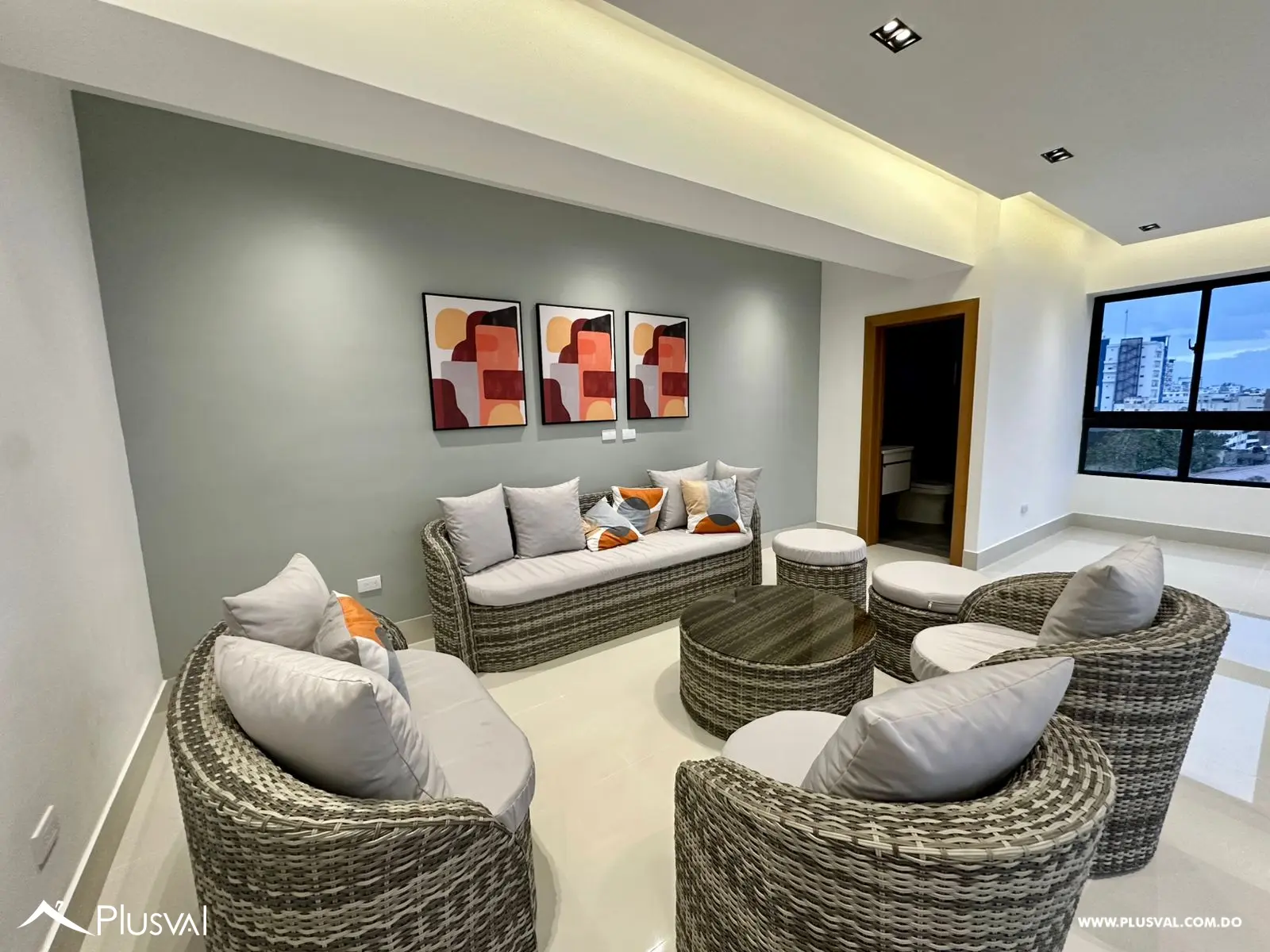 Moderno apartamento de 2 habitaciones en excelente ubicación totalmente amueblado. 453287