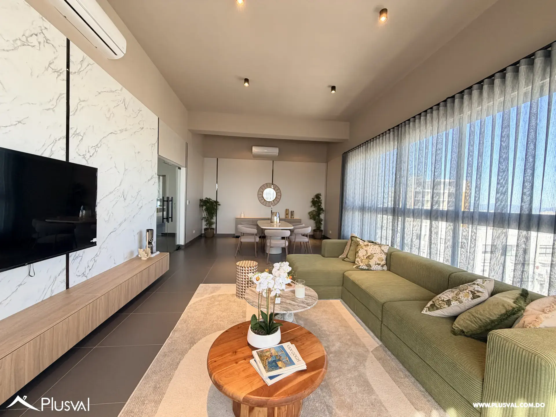 Naco | Piso Alto con Vistas | 2 Hab + 2.5 Baños 481938