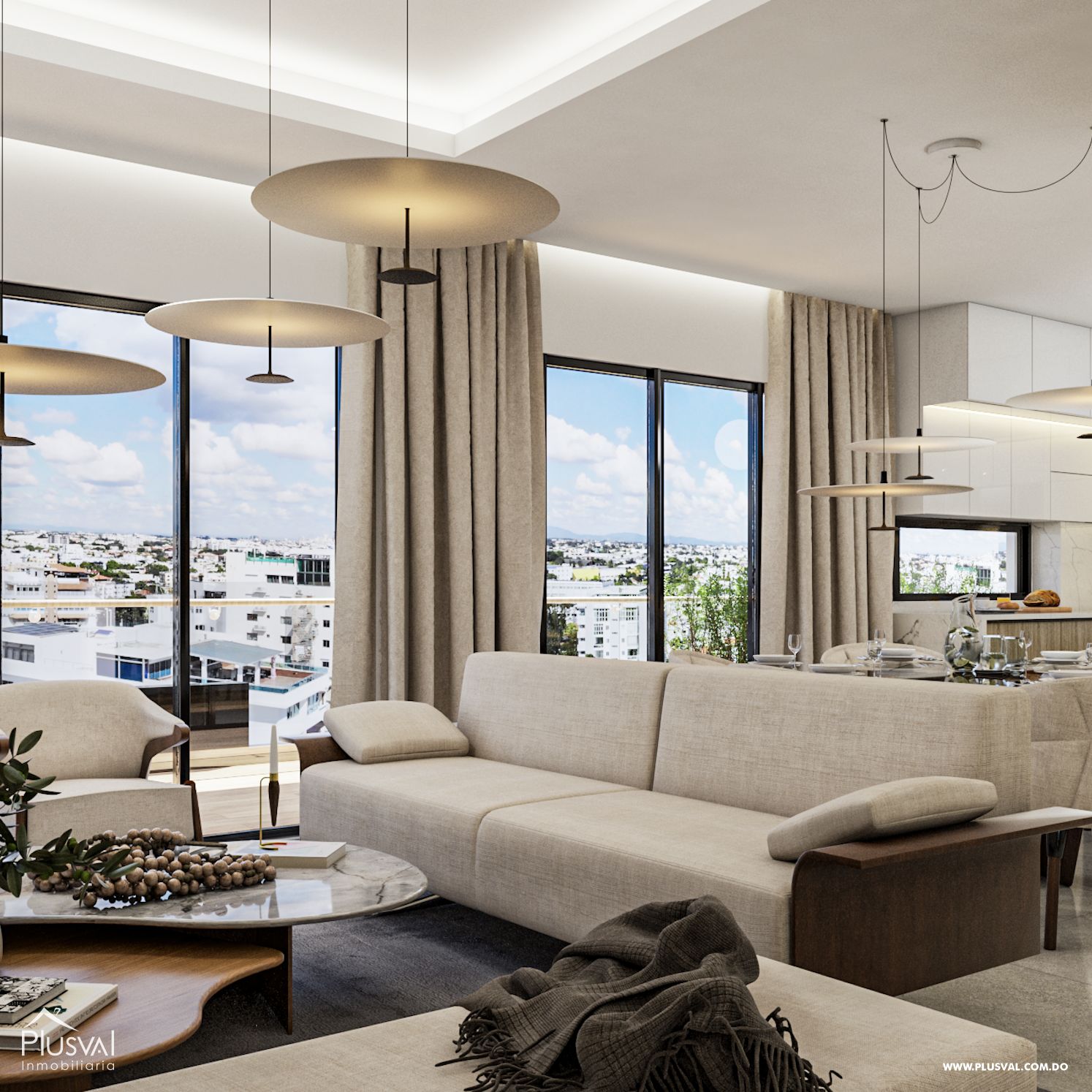Penthouse en venta en Renacimiento | 4 habitaciones y terraza – Santo Domingo 385152