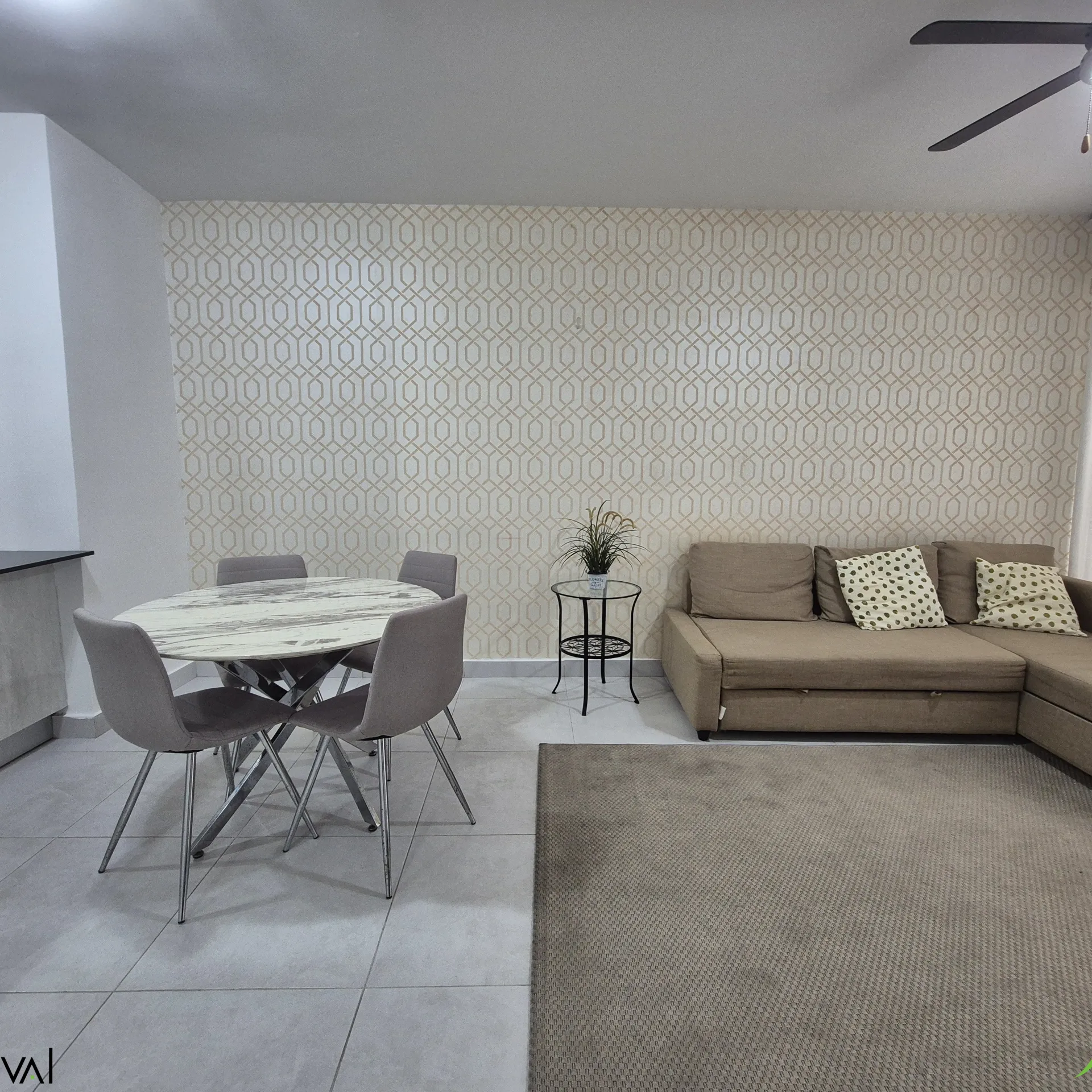Apartamento en alquiler de 1 habitacion en Evaristo Morales 434442