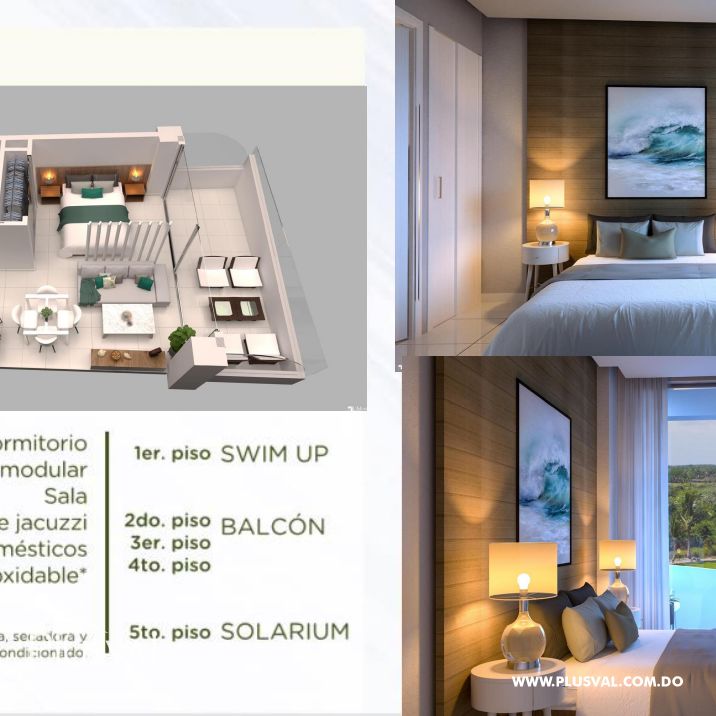 Apartamento exclusivo en Hard Rock Punta Cana 389652