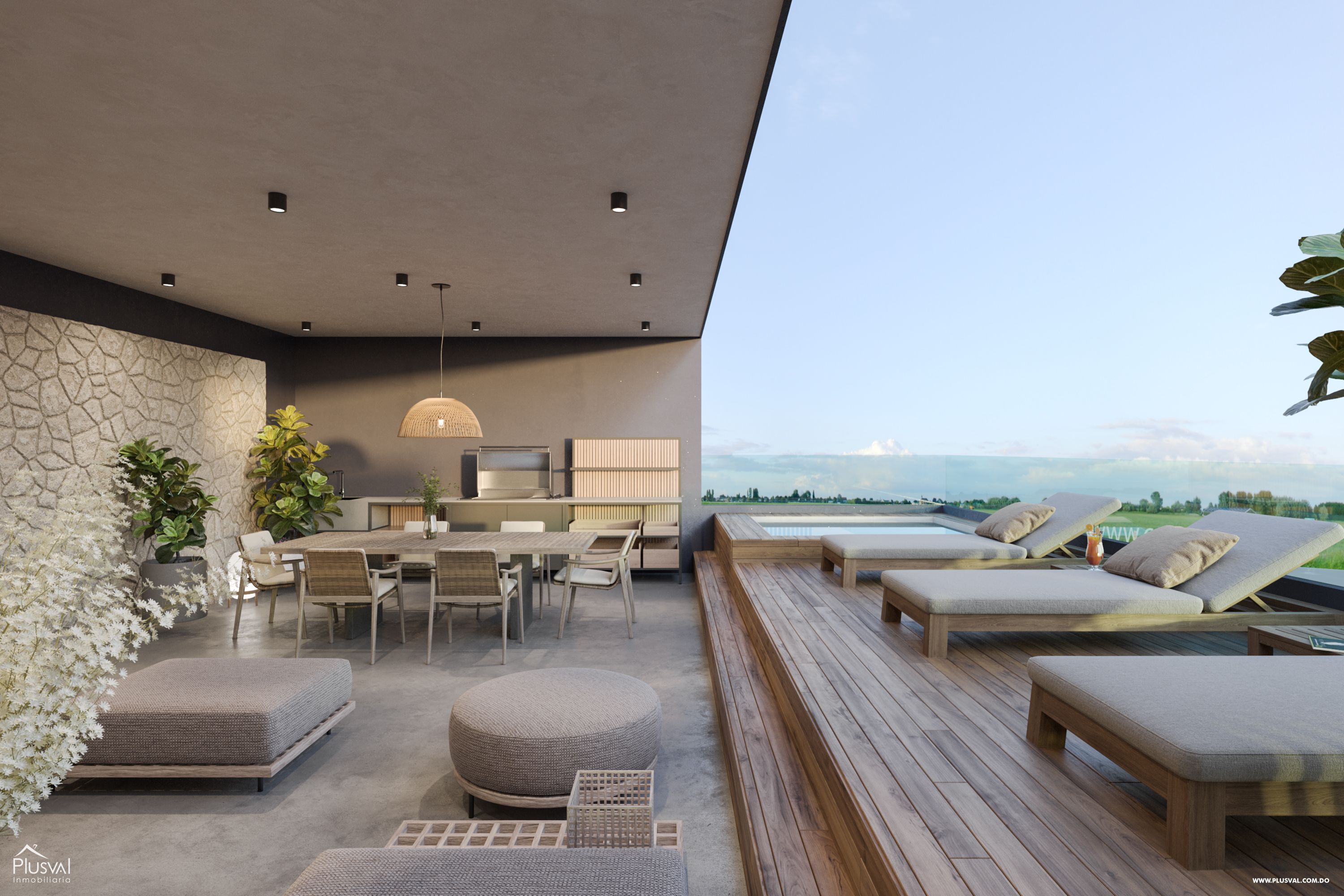 Apartamento tipo pent-house  modernos Bávaro 212349