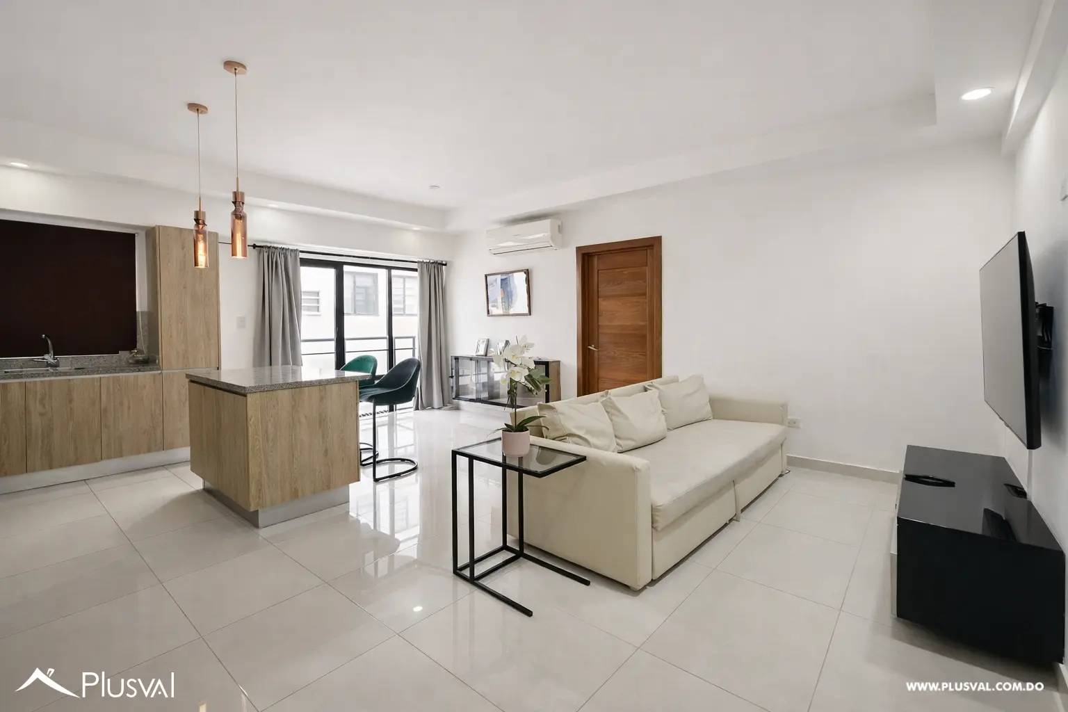 Apartamento Amueblado de 1 Habitación en Evaristo Morales – Airbnb Friendly 507417