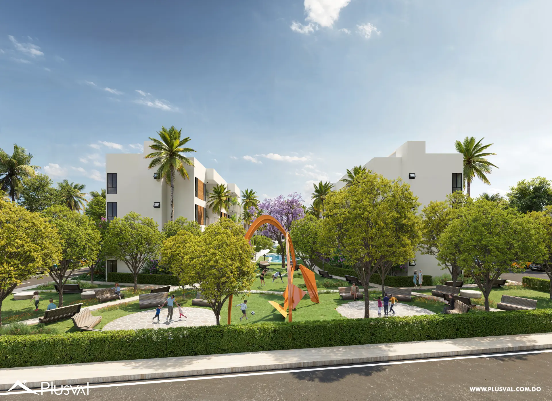 Apartamentos de 2 habitaciones con piscina en Punta Cana 501829